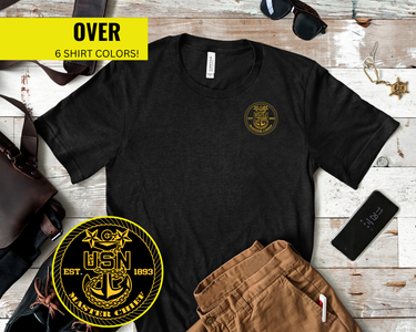 Navy Master Chief T-Shirt - Gold Collection